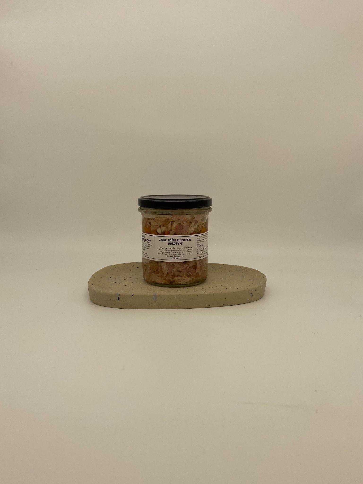 Zimne nóżki z ozorami wołowymi